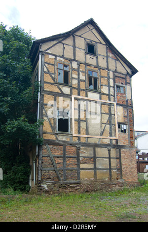 Marode Gebäude in Eisenach Stockfoto