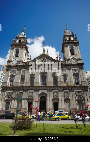 Unserer lieben Frau von Candelaria Kirche, Centro, Rio De Janeiro, Brasilien, Südamerika Stockfoto