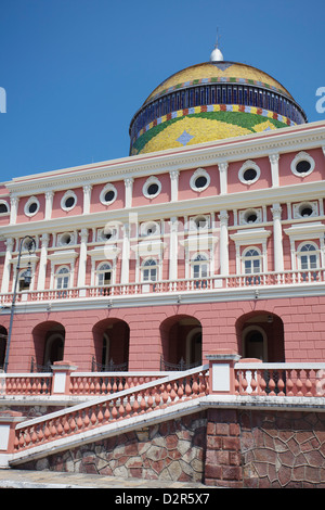 Teatro Amazonas (Opernhaus), Manaus, Amazonas, Brasilien, Südamerika Stockfoto