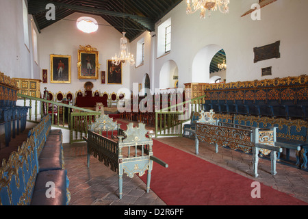 Salon de Independencia in Casa De La Libertad (Haus der Freiheit), Sucre, UNESCO-Weltkulturerbe, Bolivien, Südamerika Stockfoto