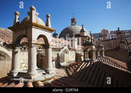 Auf dem Dach des San Francisco Kirche, La Paz, Bolivien, Südamerika Stockfoto