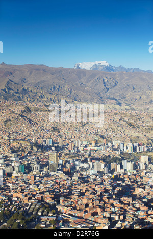 Blick auf La Paz, Bolivien, Südamerika Stockfoto