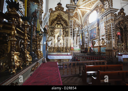 Innenraum der Kathedrale von Notre Dame der Pilar (Catedral Basilica Do Pilar), São João del Rei, Minas Gerais, Brasilien, Südamerika Stockfoto