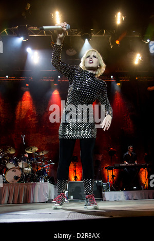 29. Oktober 2012 - führt die berühmte irische Rock Band The Cranberries im Mediolanum Forum, Mailand, Italien Stockfoto