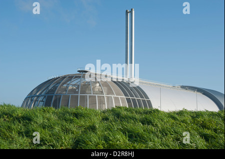 Newhaven Abfall Verbrennungsanlage oder "Energie-Verwertungsanlage" an den Ufern des Flusses Ouse in East Sussex, UK. Stockfoto