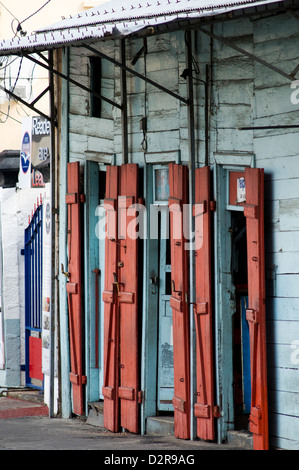 alten kreolischen Architektur, Port Louis, mauritius Stockfoto