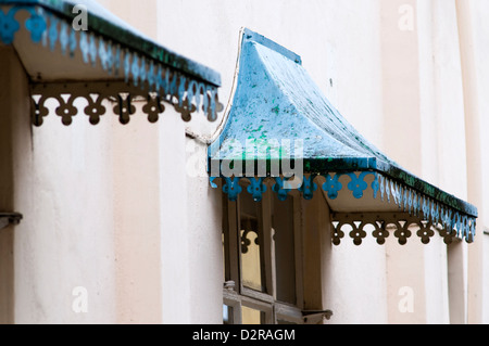 alten kreolischen Architektur, Port Louis, mauritius Stockfoto