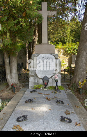 Mary Vetsera Grab auf dem Friedhof von Heiligenkreuz Stockfoto