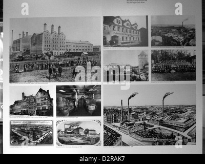 Deutschland-Nürnberg-Industriemuseums nostalgische Bevery Fabrik Stockfoto