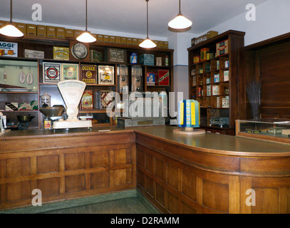 Deutschland-Nürnberg-Industriemuseums nostalgische Lebensmittelgeschäft Stockfoto