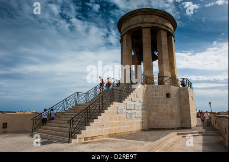 Siege Bell Memorial, Europa, Malta, Valetta, UNESCO-Weltkulturerbe Stockfoto