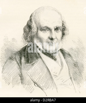 Pierre-Jean de Béranger, 1780 – 1857. Französischer Dichter und chansonnier. Stockfoto