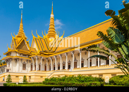 Kaisersaal, Königspalast, Phnom Penh, Kambodscha, Indochina, Südostasien, Asien Stockfoto