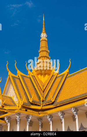 Kaisersaal, Königspalast, Phnom Penh, Kambodscha, Indochina, Südostasien, Asien Stockfoto