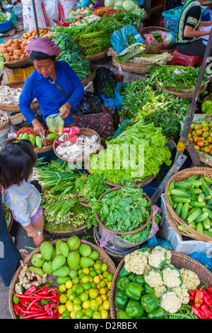 Zentralmarkt, Phnom Penh, Kambodscha, Indochina, Südostasien, Asien Stockfoto