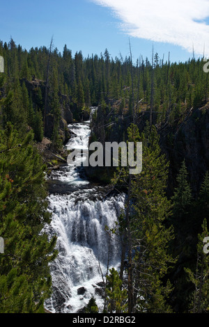 Kepler Kaskaden, Yellowstone National Park, UNESCO World Heritage Site, Wyoming, Vereinigte Staaten von Amerika, Nordamerika Stockfoto