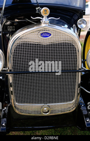 1925 Ford Modell T Kühler am Auto Sarasota stolz und Freude in Florida anzeigen Stockfoto