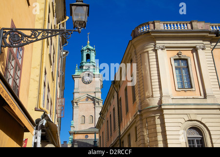 Architektur, Stortorget Platz, Gamla Stan, Stockholm, Schweden, Europa Stockfoto