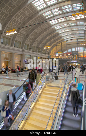 Zentrale Station Interieur, Norrmalm, Stockholm, Schweden, Europa Stockfoto