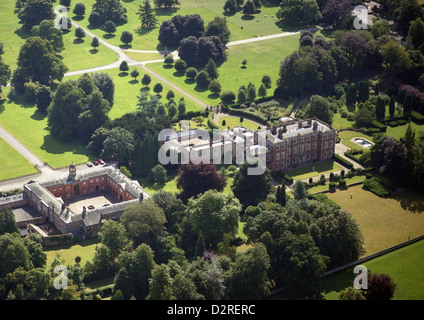 Luftaufnahme von Newby Hall in der Nähe von Bedale, North Yorkshire, 1993 Stockfoto