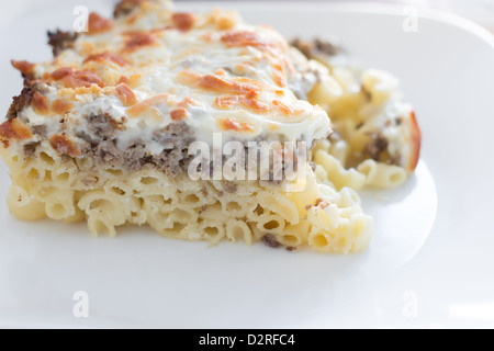 Pasta Kasserolle Stockfoto