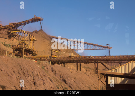 Rio Tinto Iron Ore Mine, Australien Stockfoto