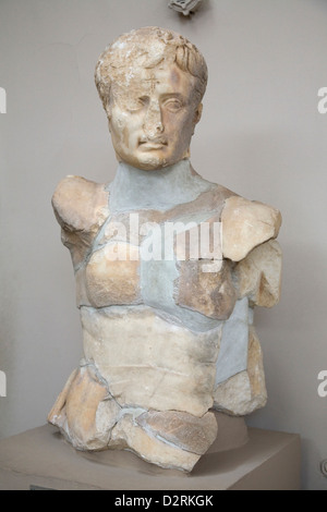 Asien, Türkei, Anatolien, Selcuk, Museum von Ephesus, Statue des Kaisers augustus Stockfoto