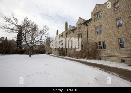 die Schüssel mit Quappelle und Saskatchewan Hallen Universität von Saskatchewan Saskatoon Canada Stockfoto