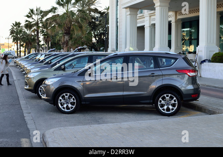 Ford Kuga II - Modelljahr 2013 - beliebte Kompakt-SUV (Sports Utility Vehicle) - während der Präsentation in Valencia, Spanien (Januar 2013) Stockfoto