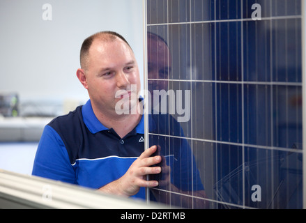 Köln, den TÜV-Rheinland-Solarpruefzentrum Stockfoto