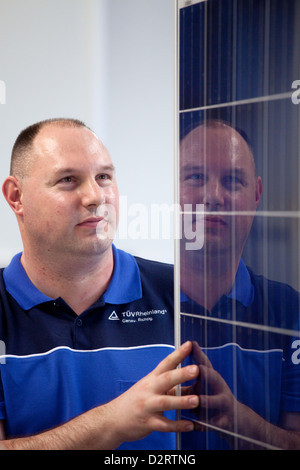 Köln, den TÜV-Rheinland-Solarpruefzentrum Stockfoto