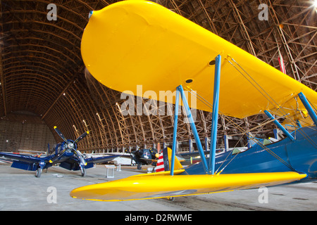 OR, Tillamook, Tillamook Air Museum, Boeing/Stearman PT-17 trainer Stockfoto