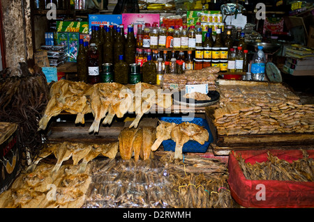 zentralen Gewürz Marktstand, Port Louis, mauritius Stockfoto