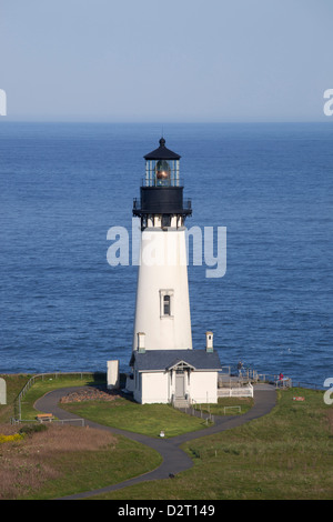 ODER die Küste von Oregon, Newport, Yaquina Head Lighthouse, abgeschlossen im Jahre 1873, 93 Fuß hohen Turm an der Küste Oregons höchste Stockfoto