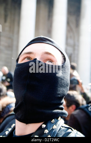 Szenen aus den G20-Proteste in London im Jahr 2009 Stockfoto