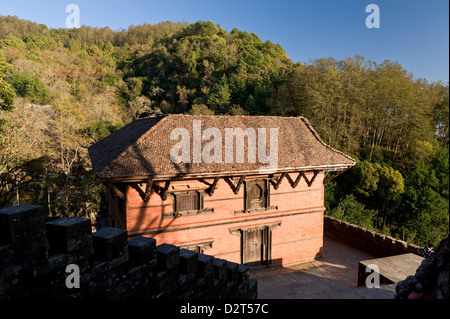 Gorkha Durbar, Gorkha, Western Hills, Nepal, Asien Stockfoto