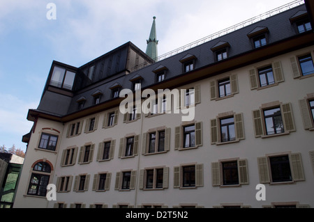 Außenansicht des Dolder Grand Hotel in Zürich Stockfoto