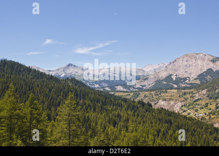 Die Südalpen im Parc National du Mercantour in der Nähe von Allos, Alpes-de-Haute-Provence, Provence, Frankreich, Europa Stockfoto