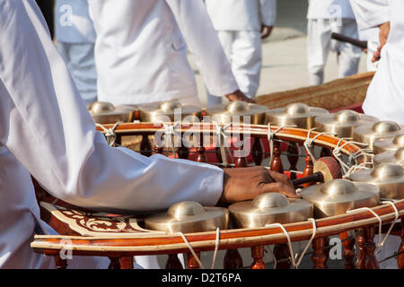 Phnom Penh, Kambodscha. 1. Februar 2013. Beerdigung von König Norodom Sihanouk, der im Oktober starb. Bildnachweis: Combre Stephane / Alamy Live News Stockfoto