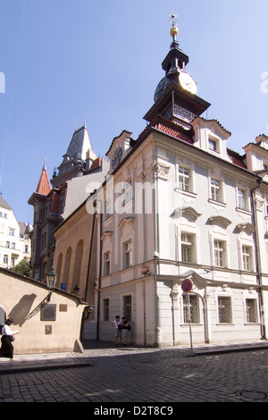 Straßenecke im jüdischen Viertel Stockfoto