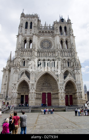 Kathedrale von Amiens Stockfoto