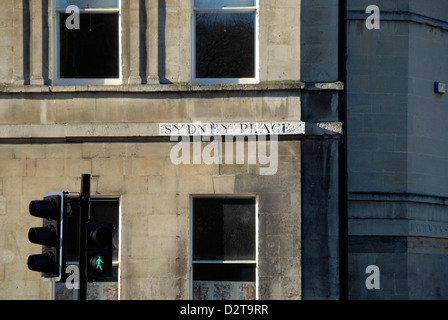 Der Zirkus georgianische Architektur square Badewanne Somerset uk Stockfoto