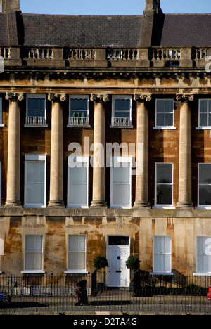 Der Zirkus georgianische Architektur square Badewanne Somerset uk Stockfoto