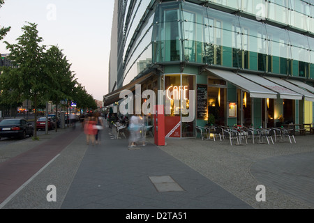 Cafe im Haus Ringier Stockfoto