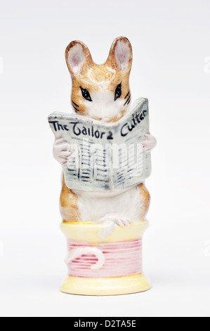 Taylor von Gloucester-Beatrix Potter Royal Doulton Figur Stockfoto