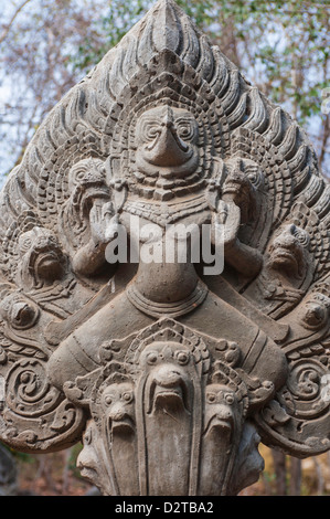Prasat Banan Tempel mit Garuda in Kambodscha Stockfoto