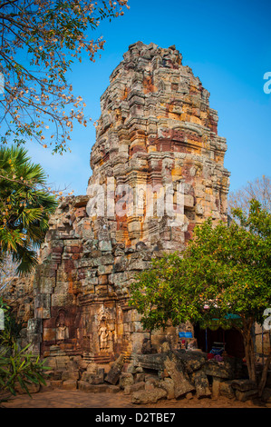 Battanbang Kambodscha Prasat Banan Tempel Wat Stockfoto