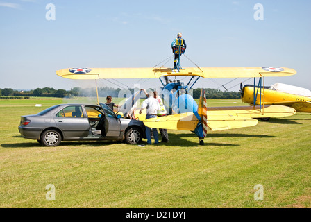 Flugzeug kann nicht gestartet werden Stockfoto