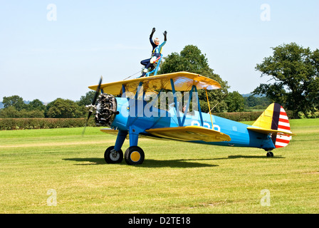 Boeing Stearman Stockfoto