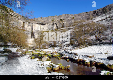 Yorkshire Dales Landschaften Malham cove Stockfoto